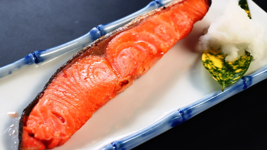 【朝食】焼き鮭