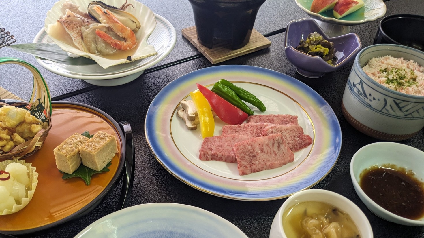 ◆一番人気◆　岩手の里山料理を味わう　【　彩コース　】