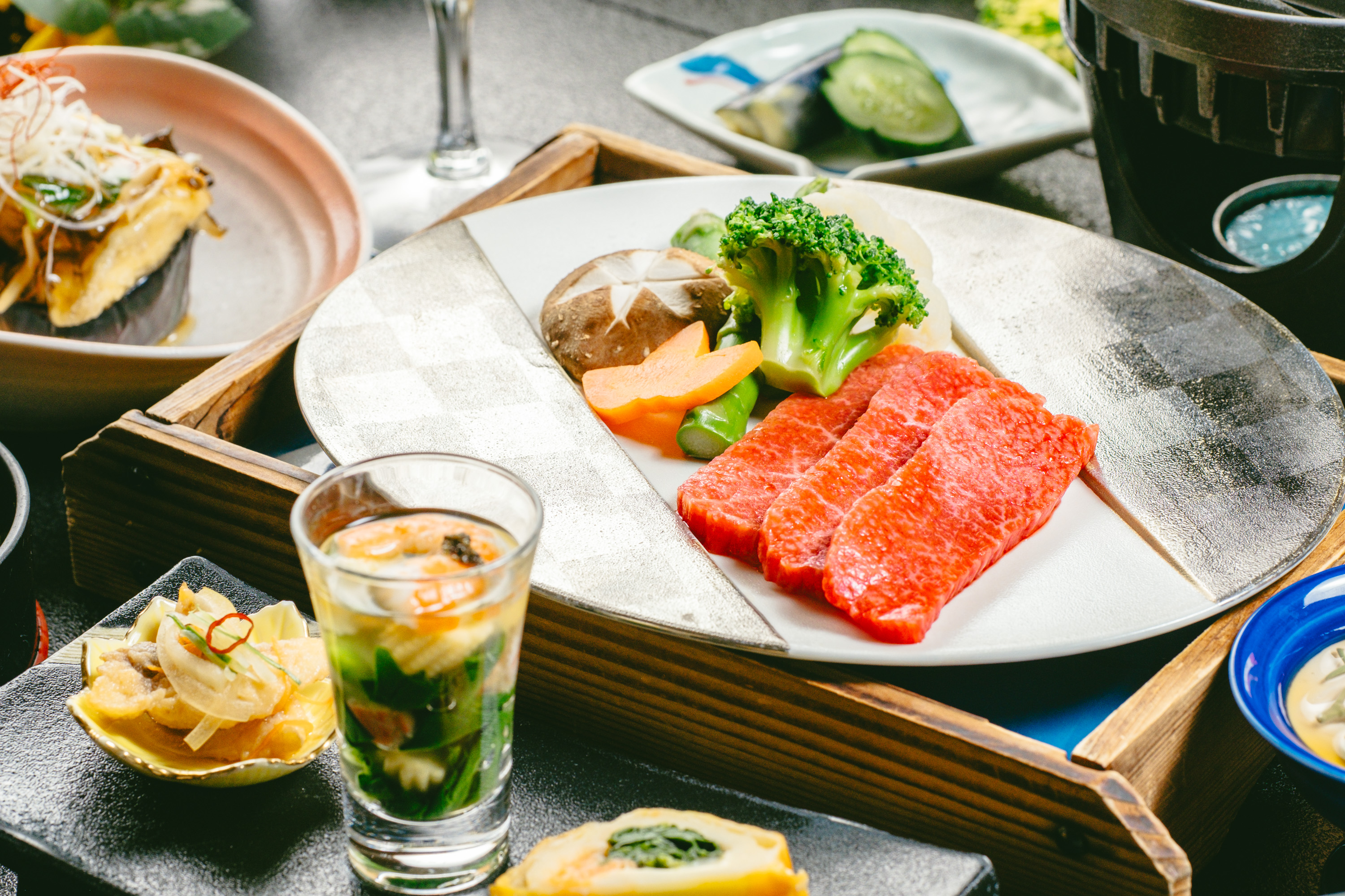 料理長おすすめ「前沢牛特選コース」グリルステーキ