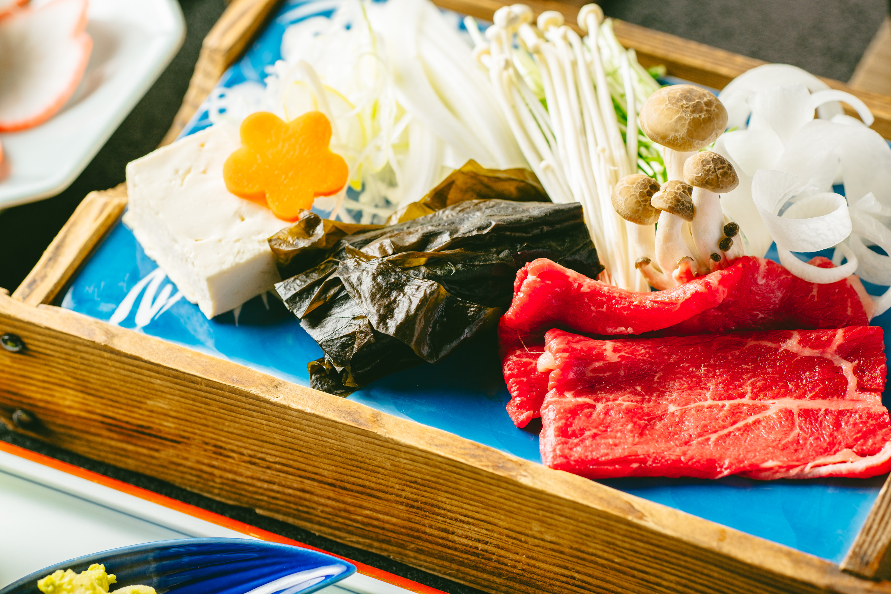 純情牛と三陸早採り若布