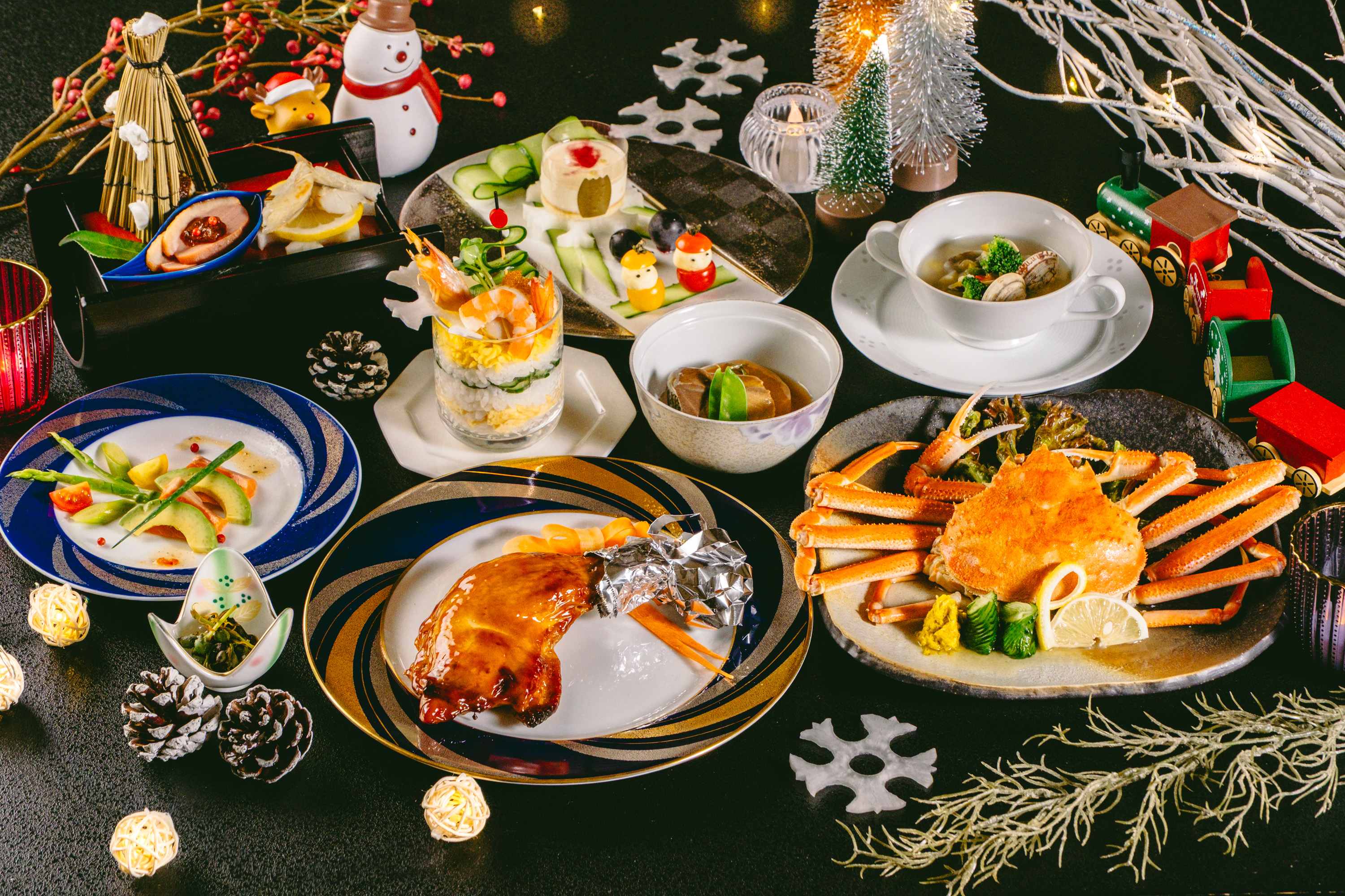 本ズワイガニ姿盛コース