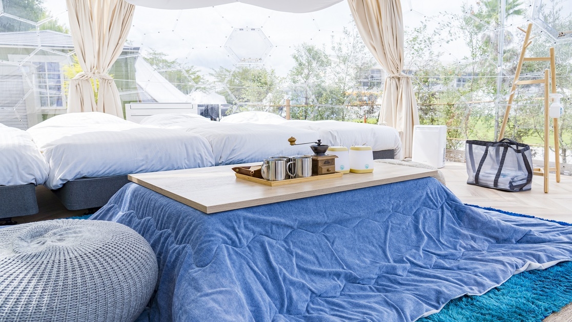 【早割】早期予約でお得にグランピング☆早割プラン《1泊2食付き》