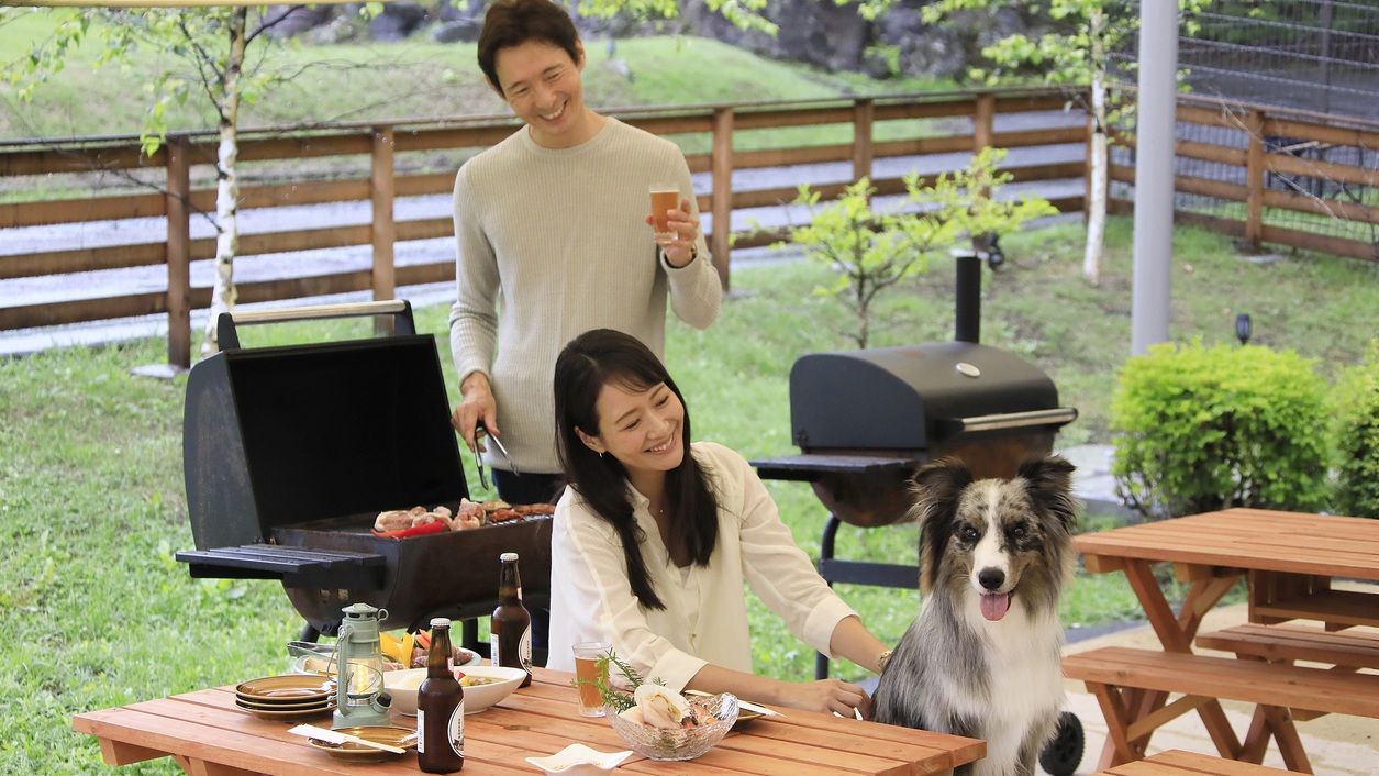 【GW×BBQ直前割】≪飲み放題プラン≫愛犬と一緒に早期予約でお得にバーベキュー＜●BBQ＞