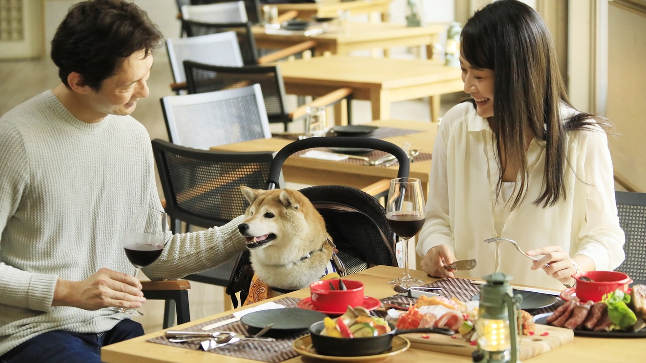 【さき楽】特別価格＆ワンちゃん利用料半額でお得に先取り＜★基本＆ハーフビュッフェ＞