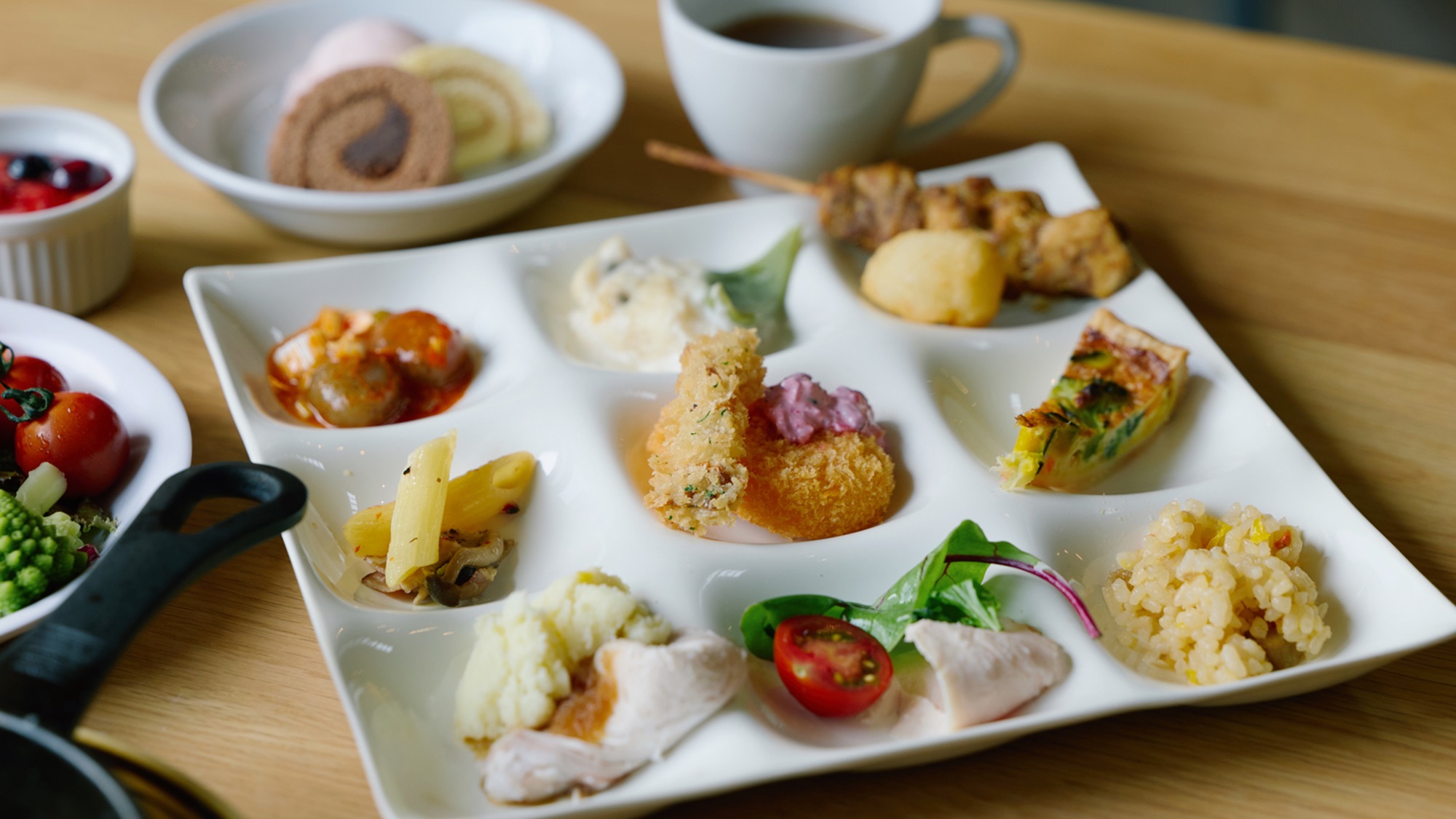 【夕食】ハーフビュッフェ　※一例