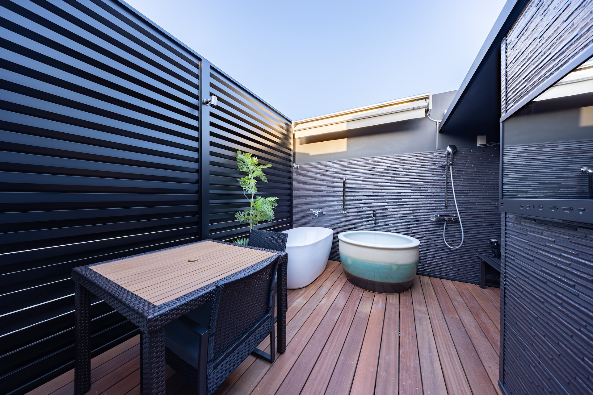 露天風呂付きメゾネットクイーンルーム