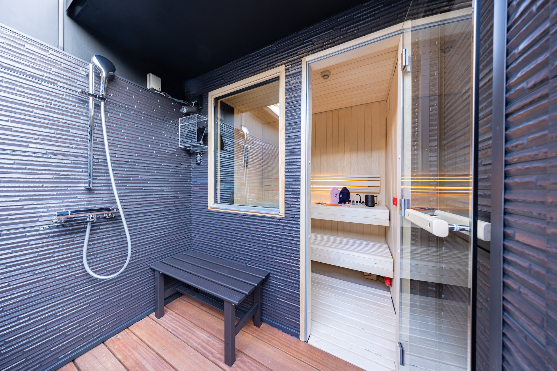 露天風呂付きメゾネットクイーンルーム