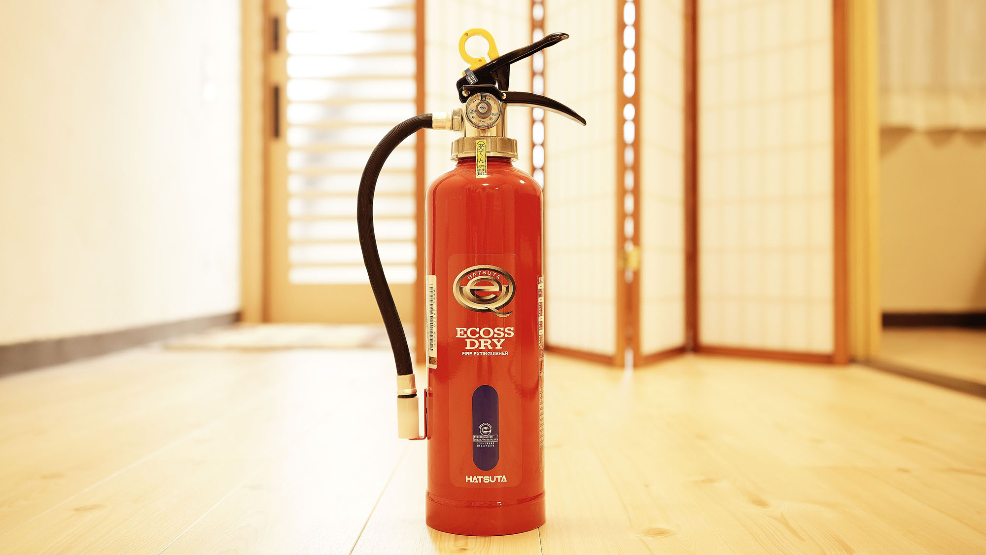 ・消火器も設置しています