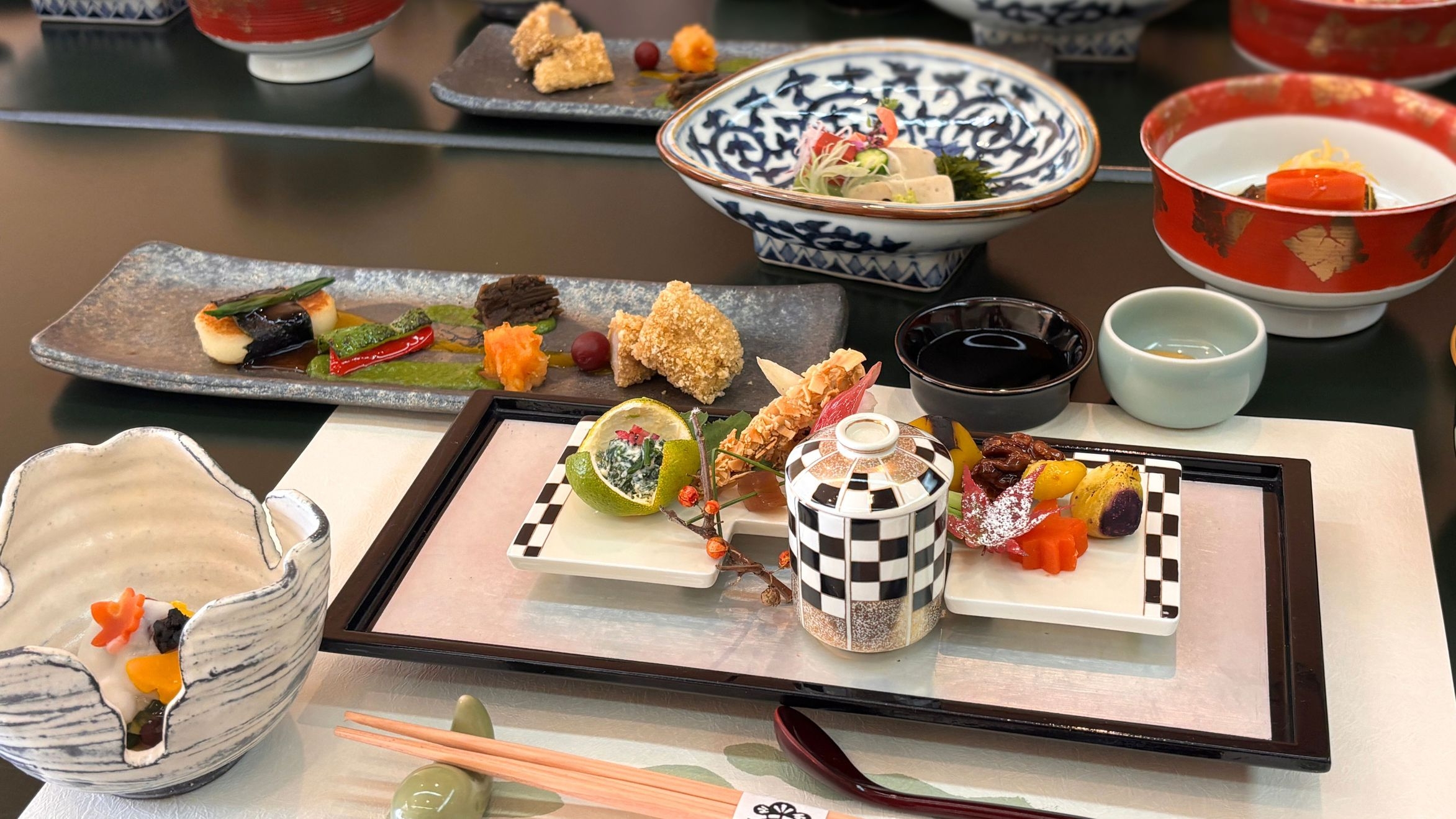 【ベジタリアン懐石◆1泊夕食付】割烹旅館が仕立てる季節の懐石料理（ヴィーガン対応可）＜朝食なし＞