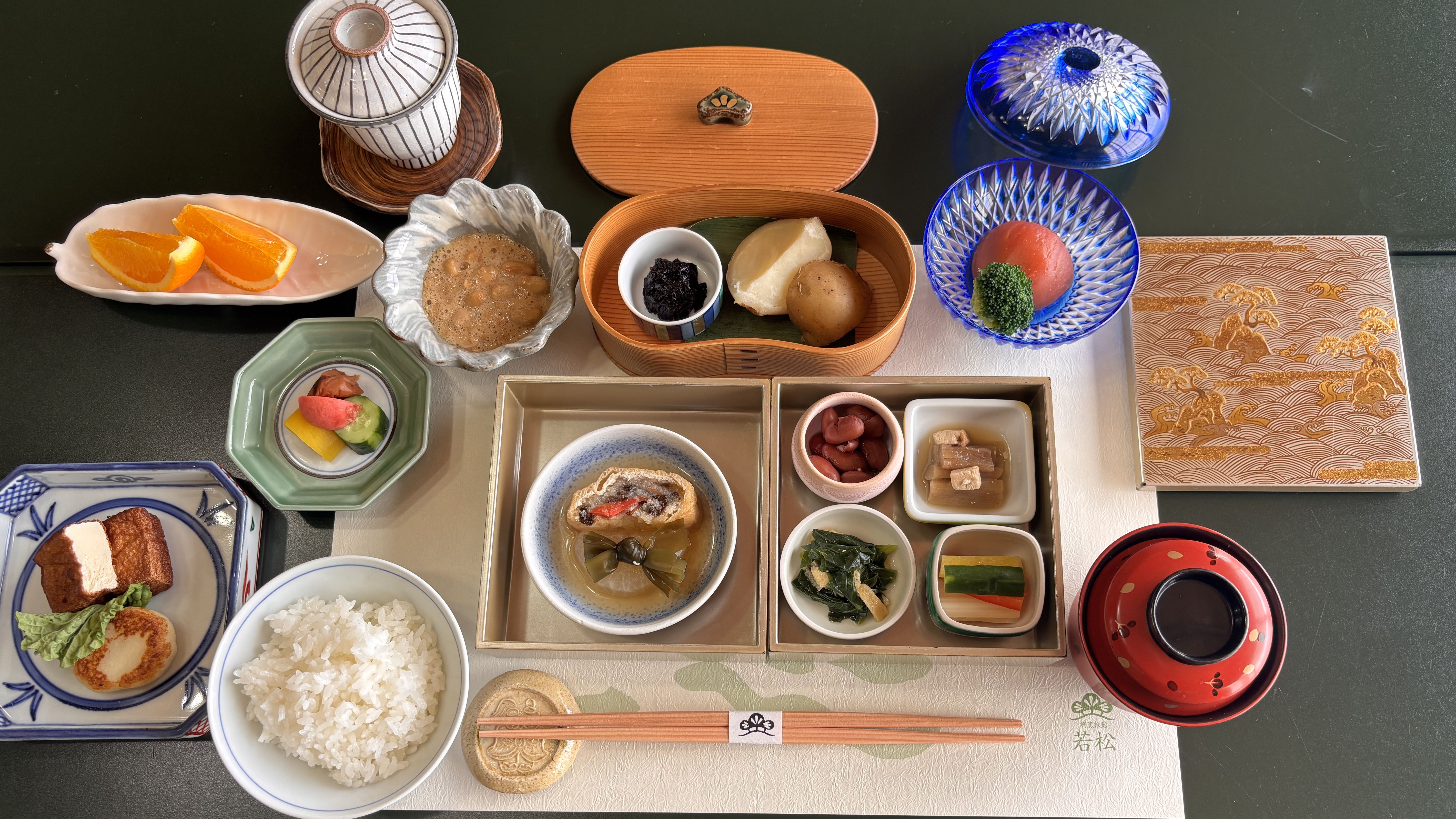 【ご朝食】ベジタリアン朝和食（一例）