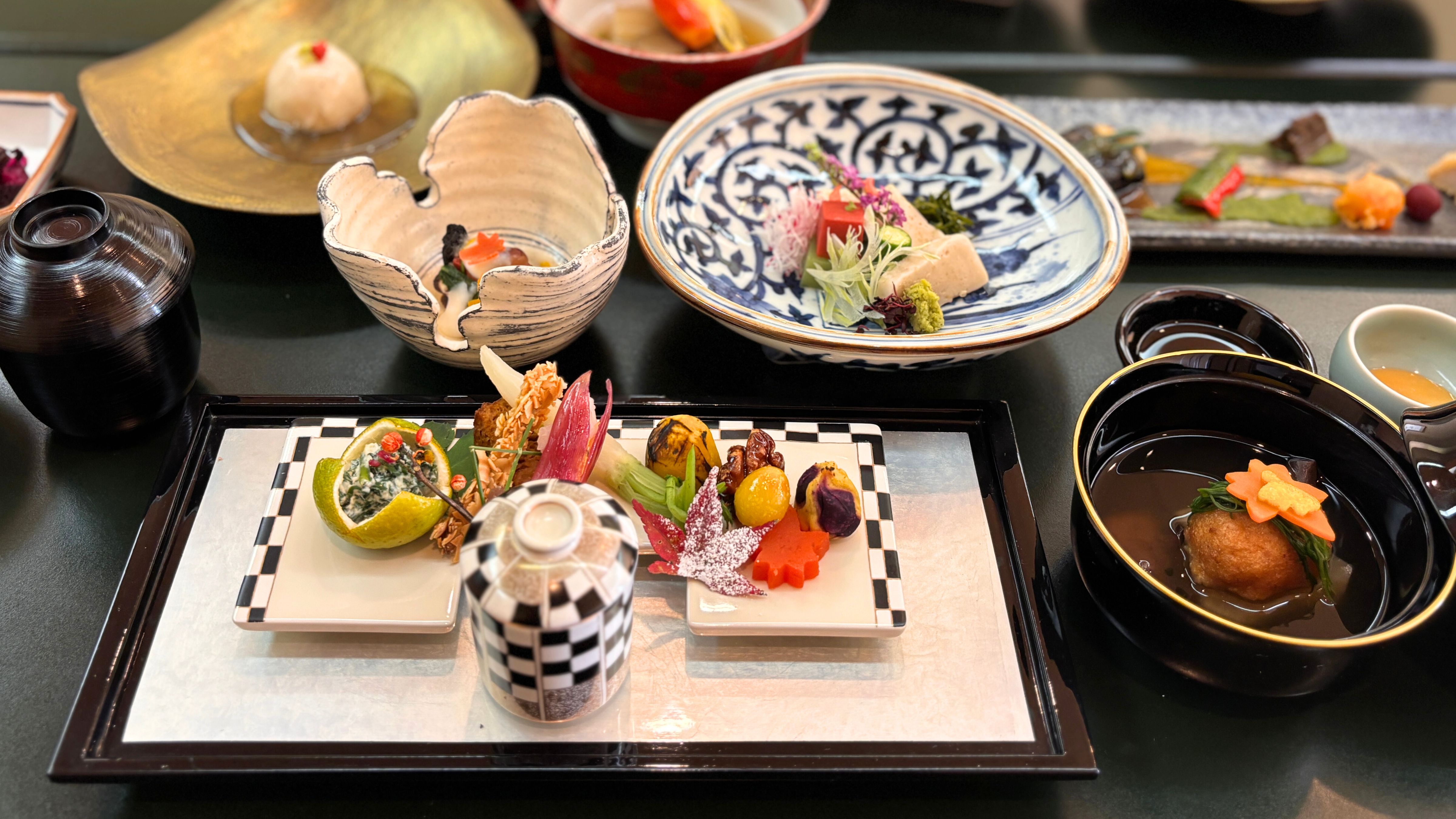 【ご夕食】ベジタリアン懐石（一例）