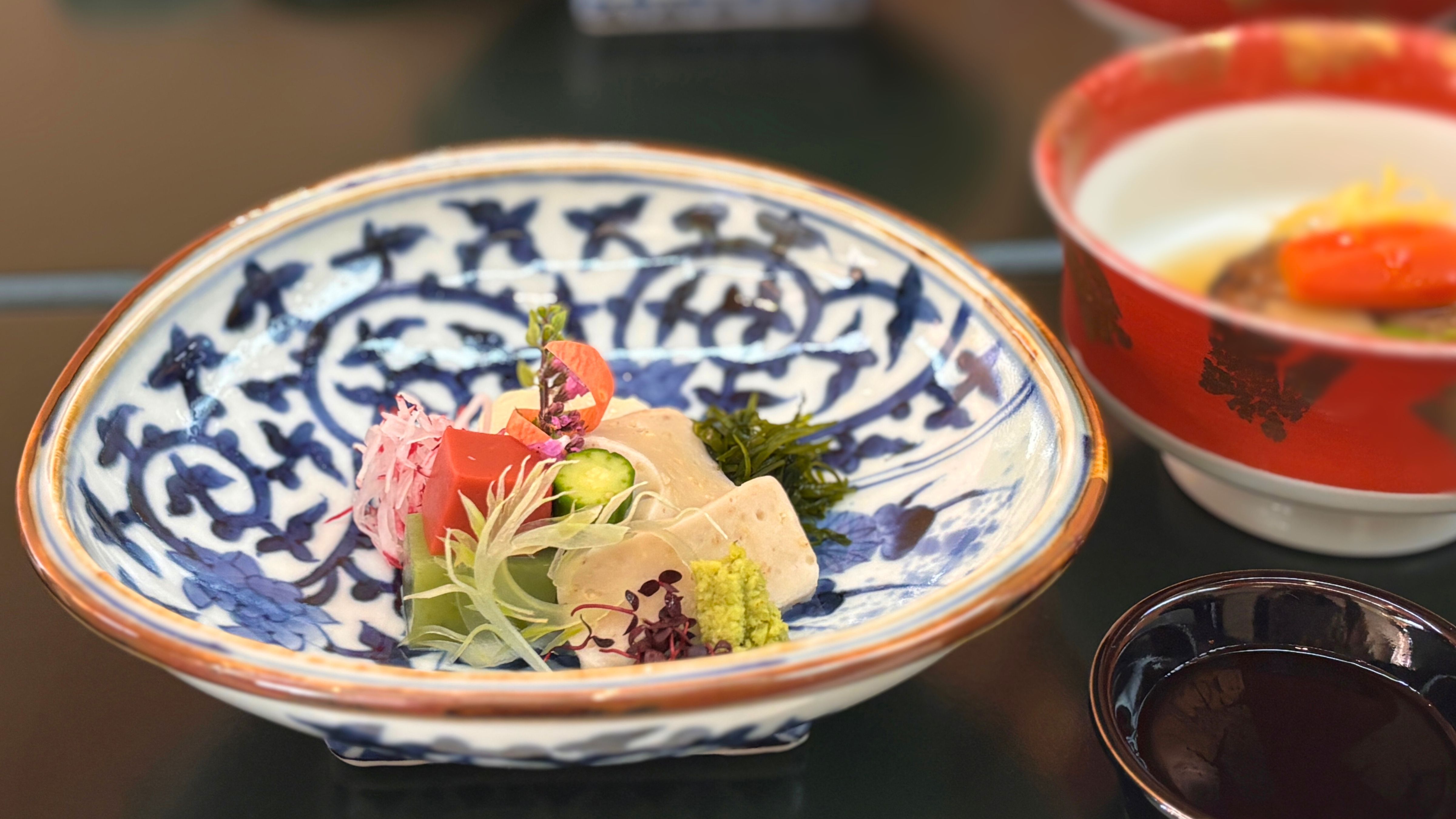 【ご夕食】ベジタリアン懐石（一例）