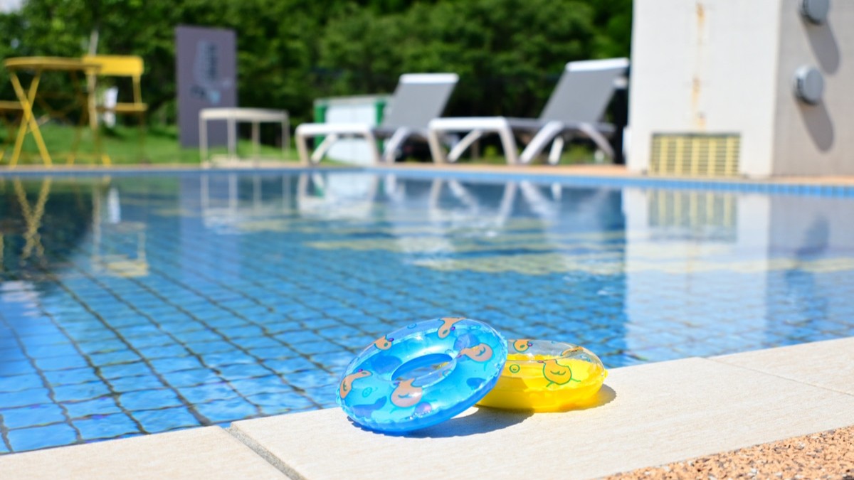 【／Aqua Terrace】夏限定！小さなお子様の水遊びにぴったりの浅いプール♪