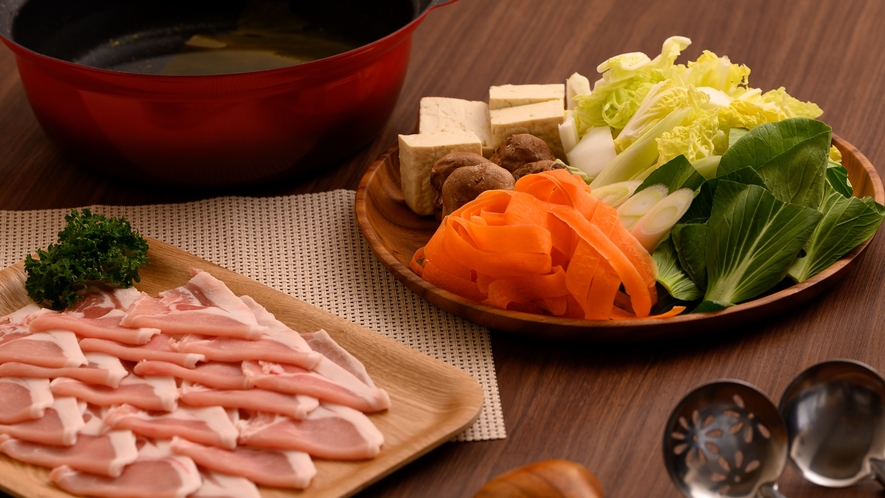 【FRANPING】豚しゃぶプラン（夕食）お肉のうまみをダイレクトに楽しめる逸品！