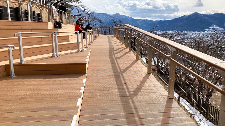 ・天気のいい日には景色を眺めながら公園内を散策するのもオススメ