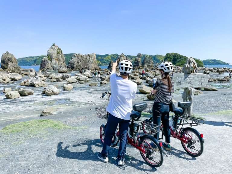 レンタルサイクル（南紀串本観光協会）：ホテルから車で4分のJR串本駅などで貸出しています