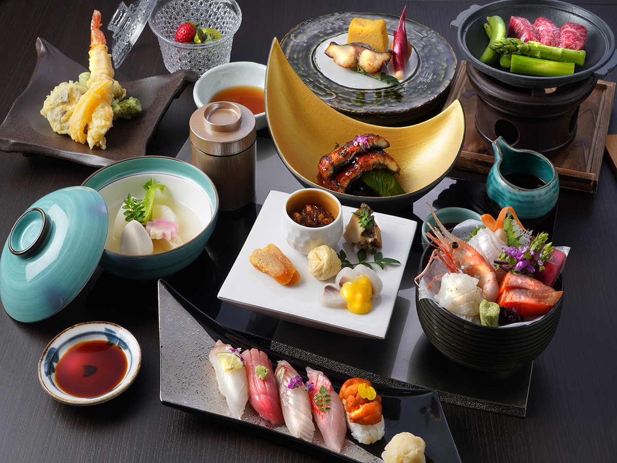 函館湯の川温泉　海と灯／ヒューイットリゾート　お食事イメージ