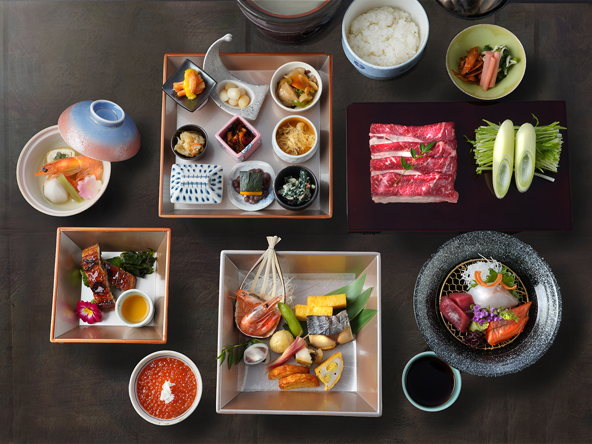 函館湯の川温泉　海と灯／ヒューイットリゾート　お食事イメージ