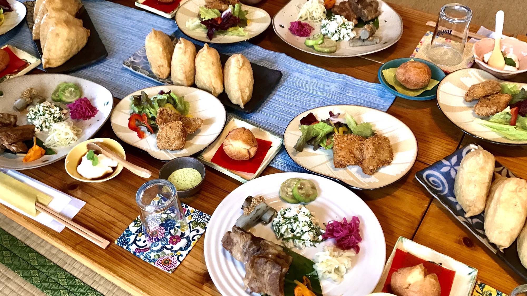 【1泊2食】手作りの夕食でこころをこめたおもてなし♪