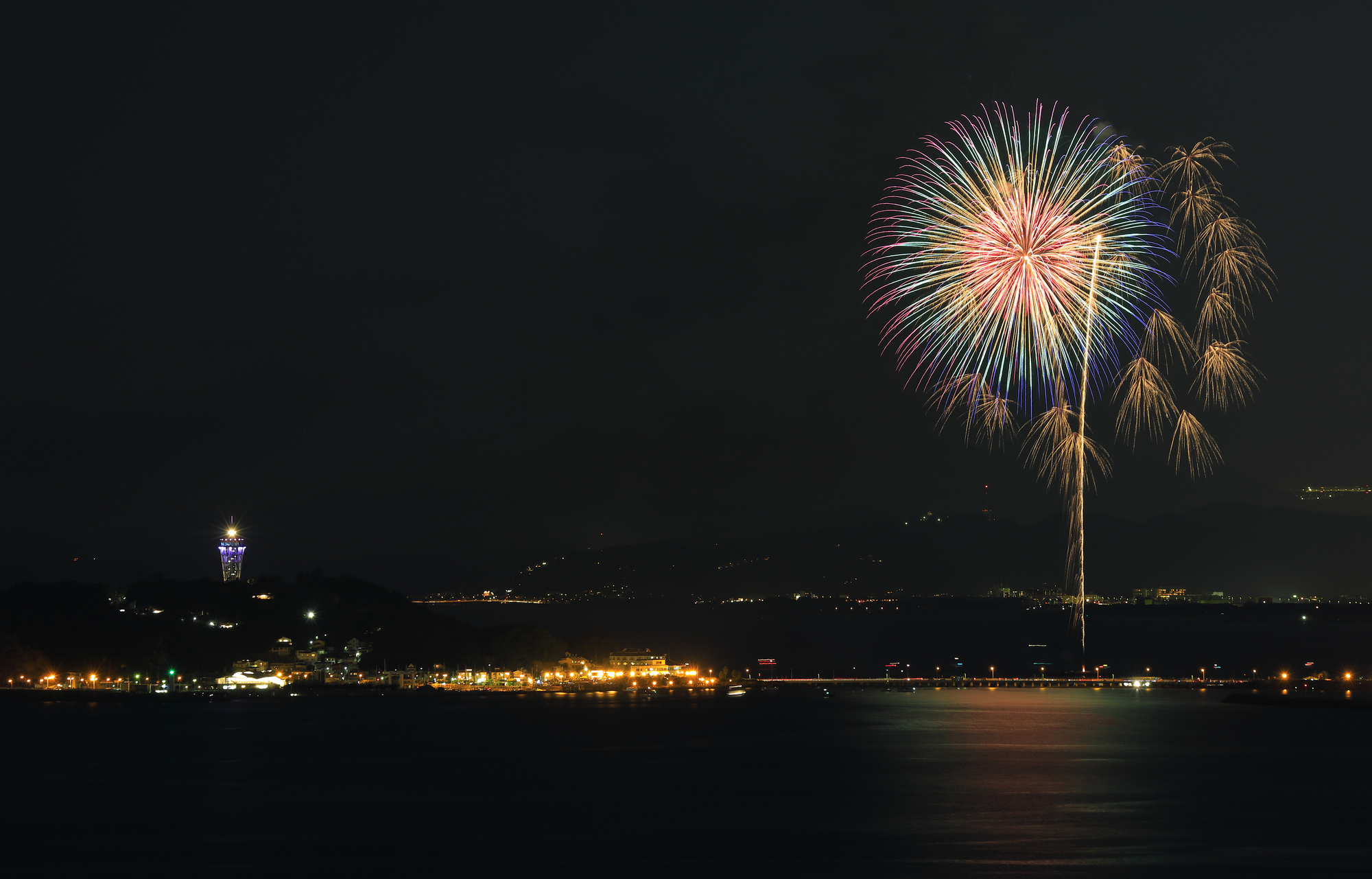 江ノ島マイアミビーチショー夏花火