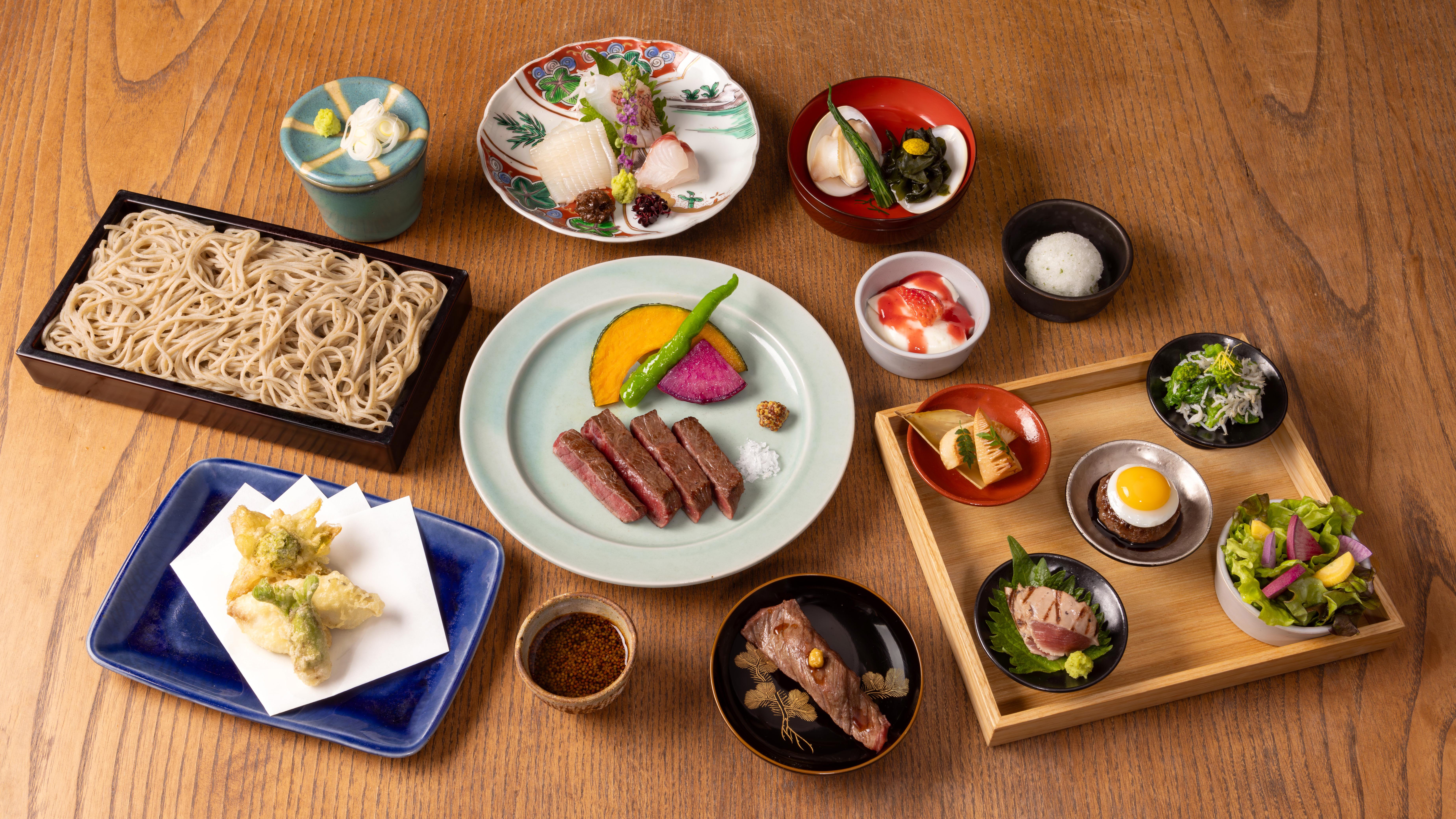 葉山牛ディナーコース