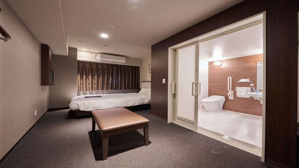 ■バリアフリールーム（ベッド：140cm&times;195cm・1台）