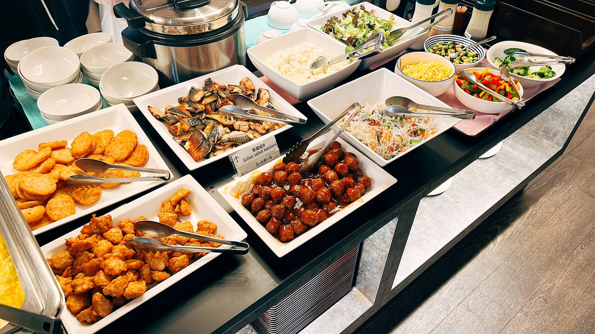 ■朝食ビュッフェ（食材は不定期で変更になります）