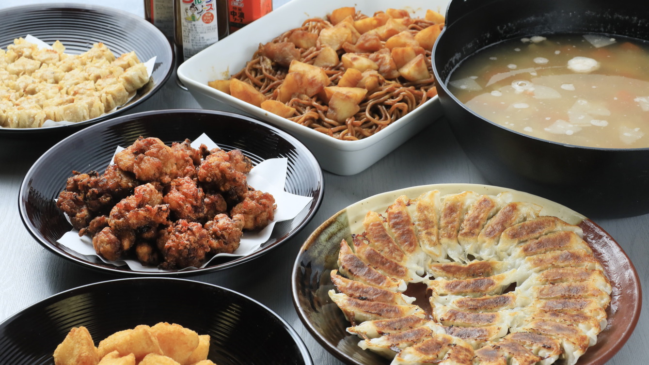 【お食事】栃木ソウルフードコーナーでは地元ならではの味をご堪能いただけます　※一例