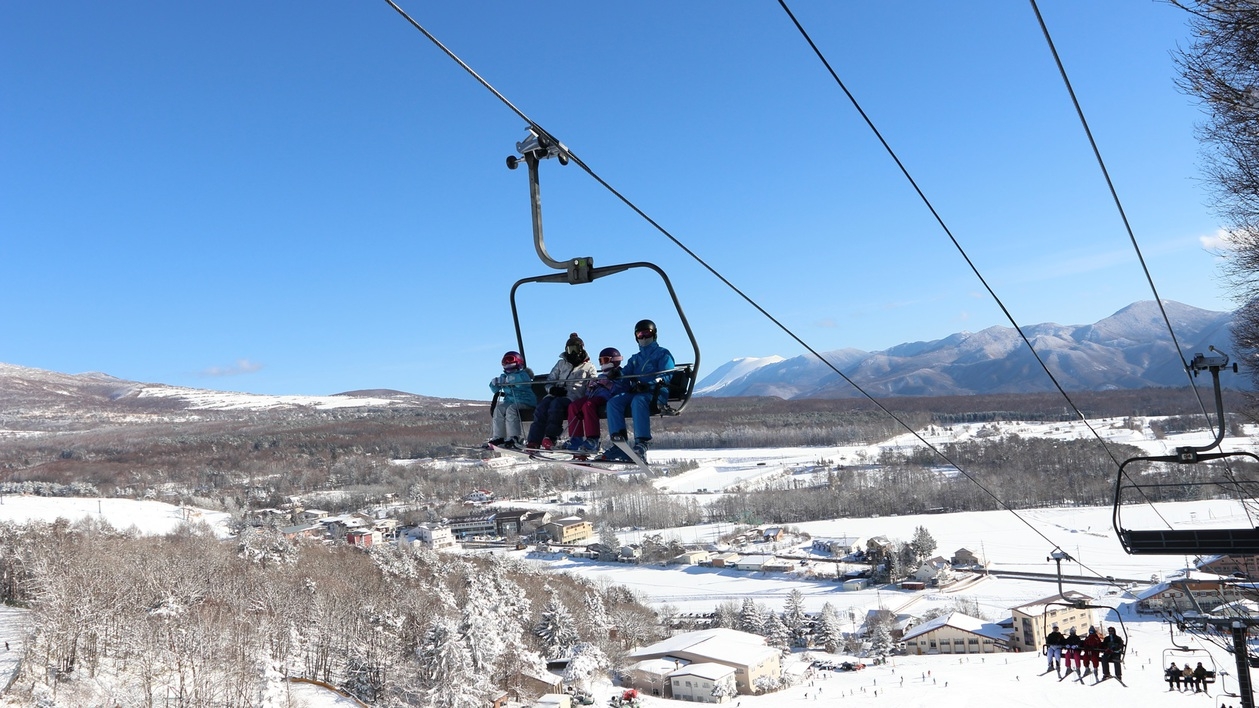 【スキー＆スノボパック】1泊2食+ハンターマウンテン塩原リフト1日引換券付！＜▼バイキング＞
