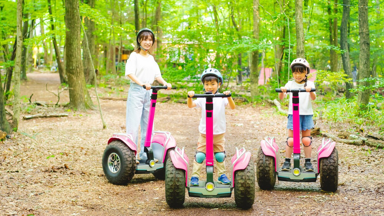 【ジャイロライドパーク】お子様も乗車可能！前売り券付プラン販売中