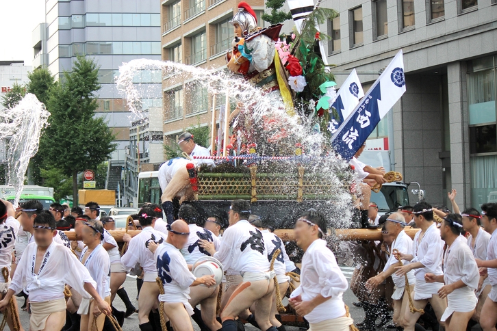 【山笠開催期間は参加体験も◎】夏祭り気分を満喫☆博多祇園山笠・西流コラボグッズ付（朝食ブッフェ付）