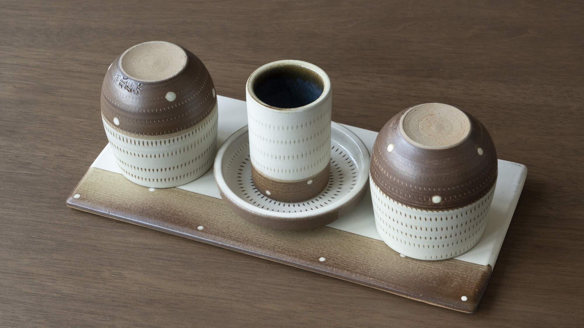 ◇小石原焼茶器・イメージ（部屋備品）