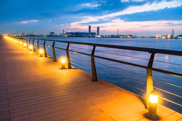 東扇島東公園の夜景