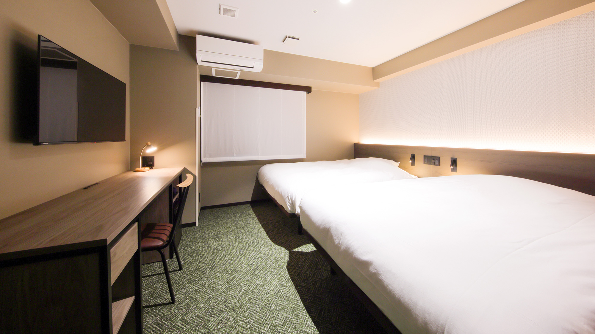 【スタンダードツインルーム】禁煙／19.5㎡～／ベッドサイズ138cm&times;2