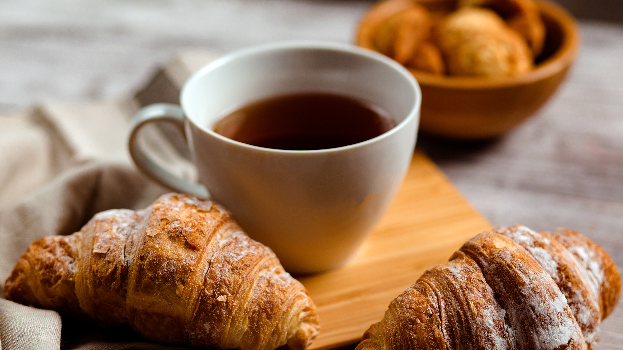 朝食＜DONQのクロワッサンもお好きなだけ＞