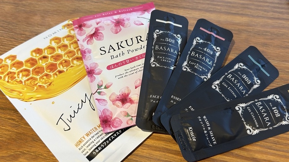 【アメニティバー】必要なものをお部屋にお持ちください