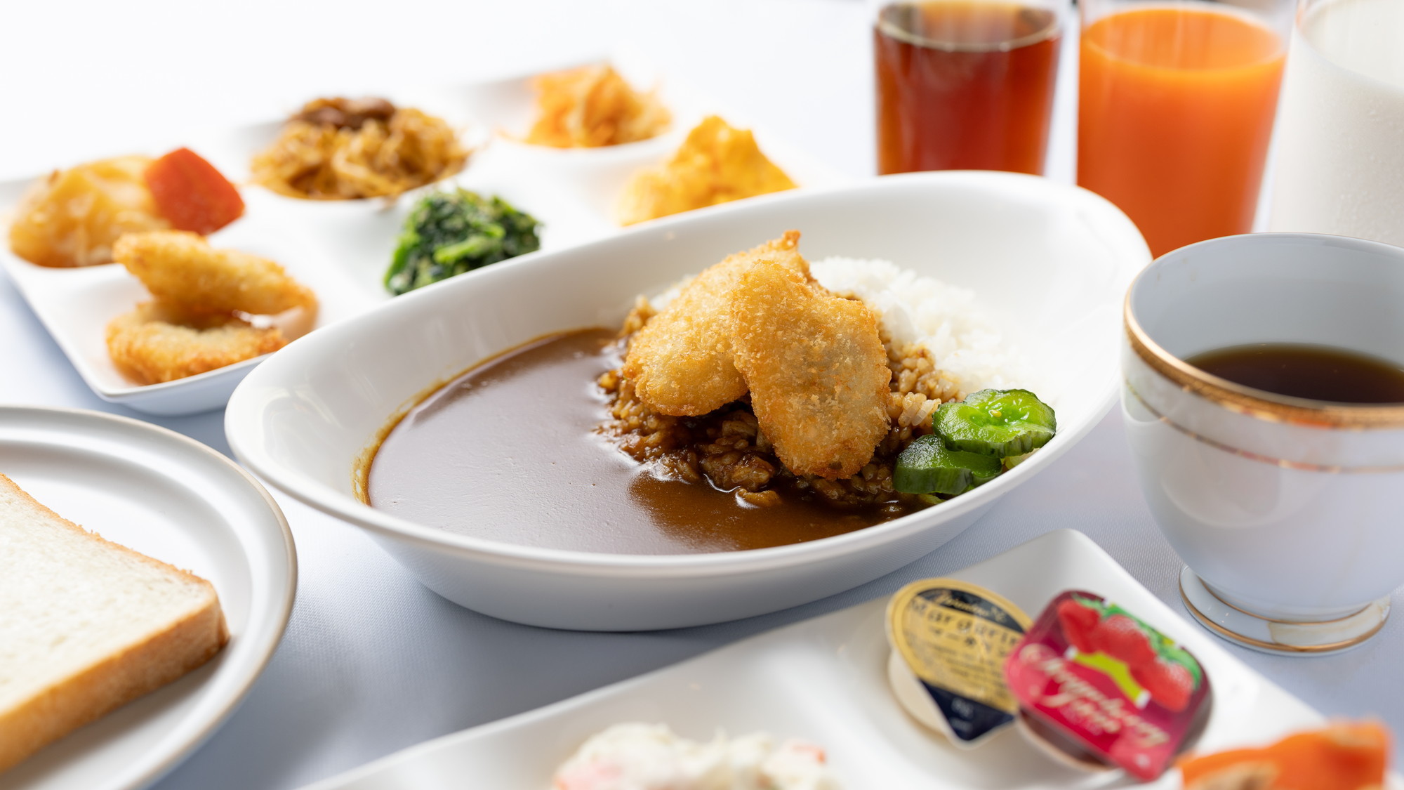 無料朝食ビュッフェ