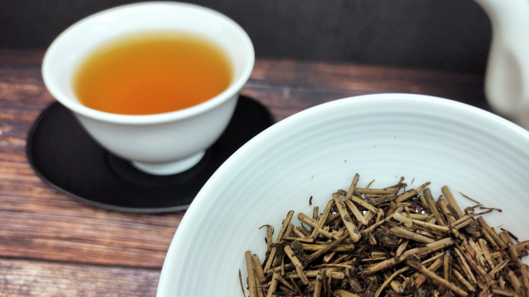 和朝食　ほうじ茶