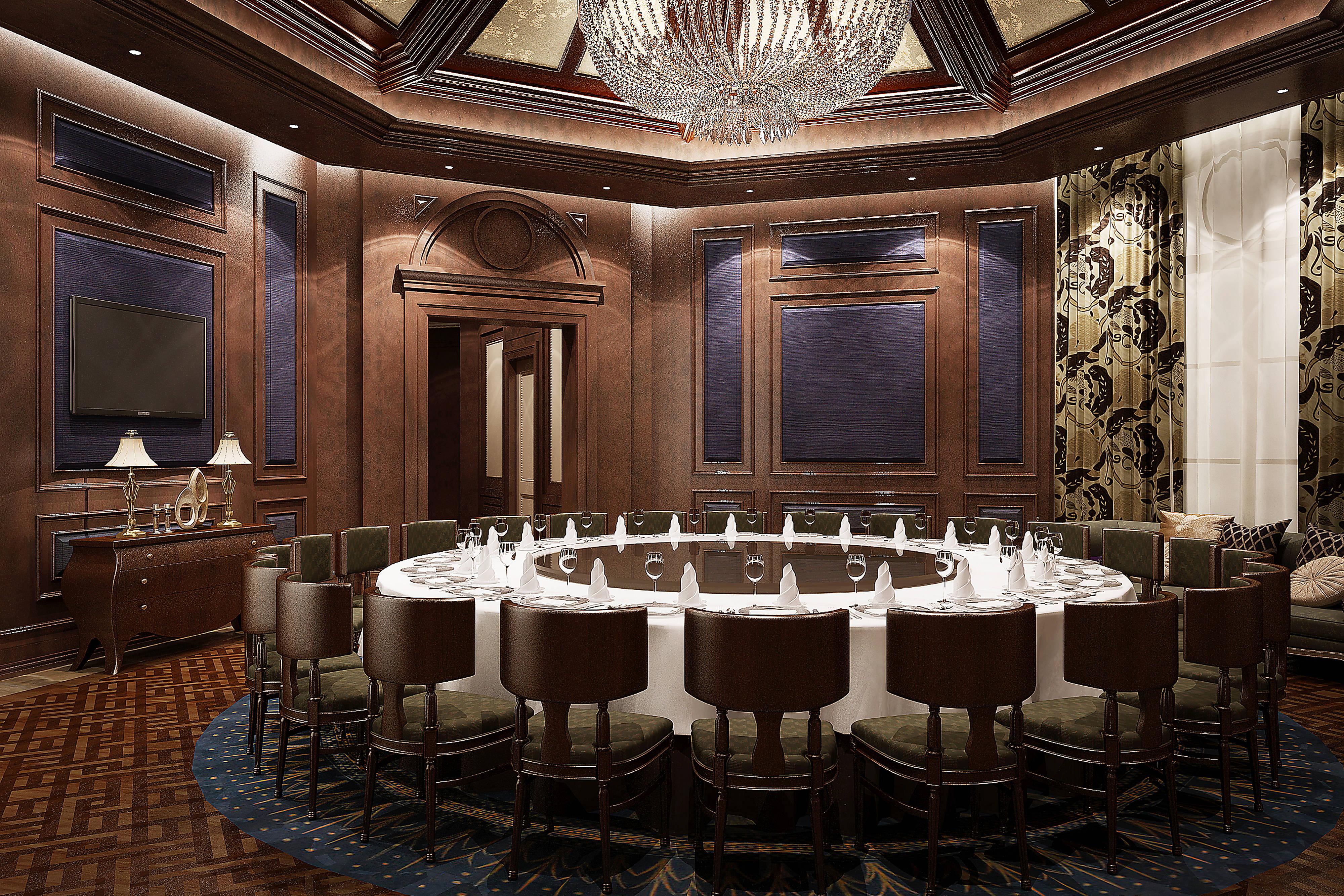 Zhen Bao Private Dining Room - Rendering