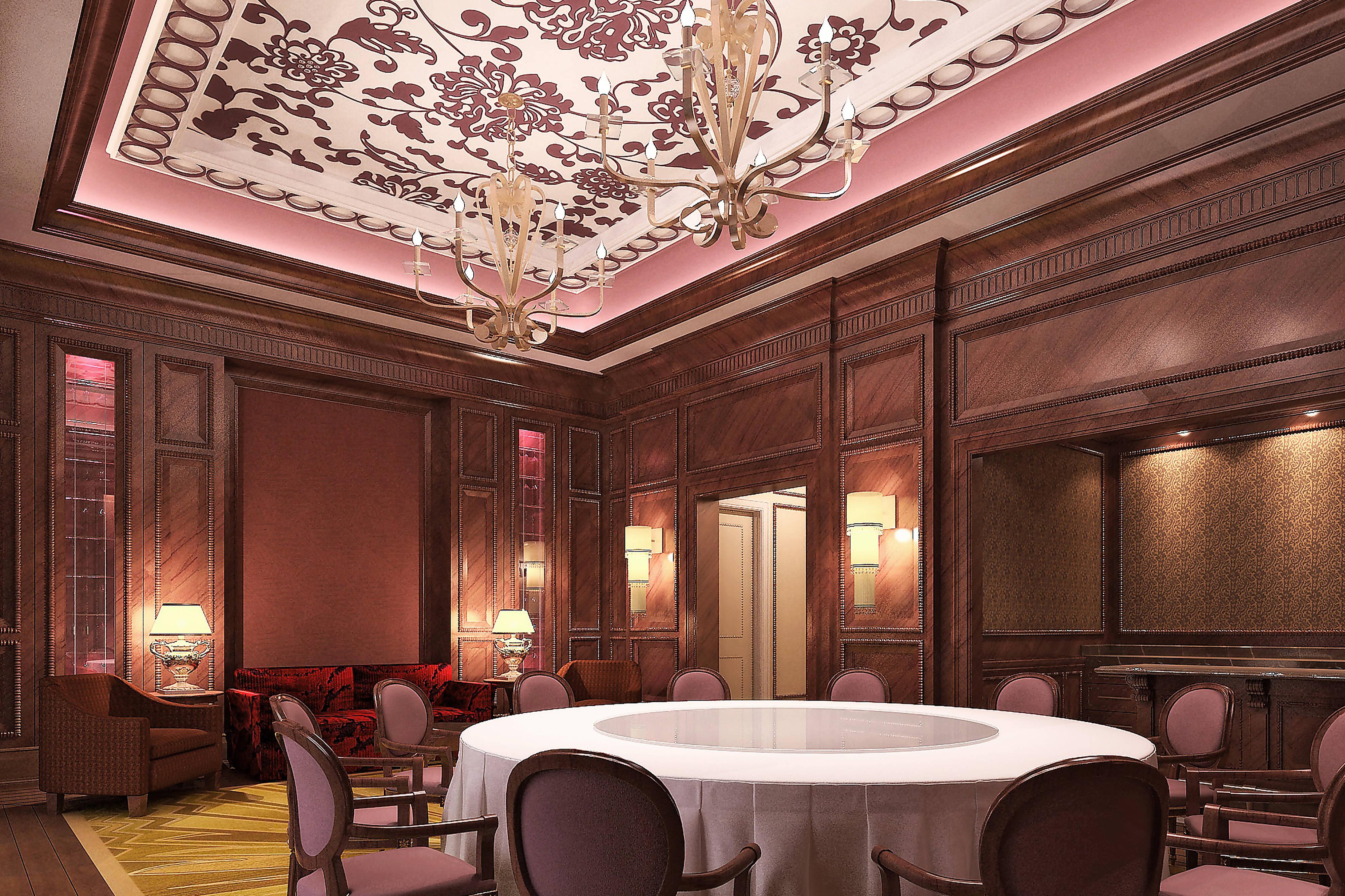 Zhen Bao Private Dining Room - Rendering