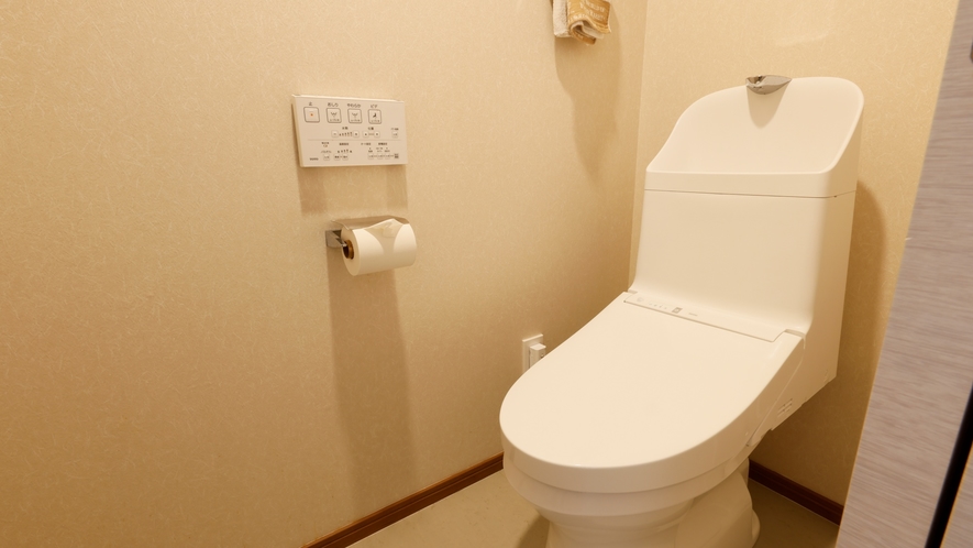 ■〈お手洗い〉トイレはウォシュレット機能付きです