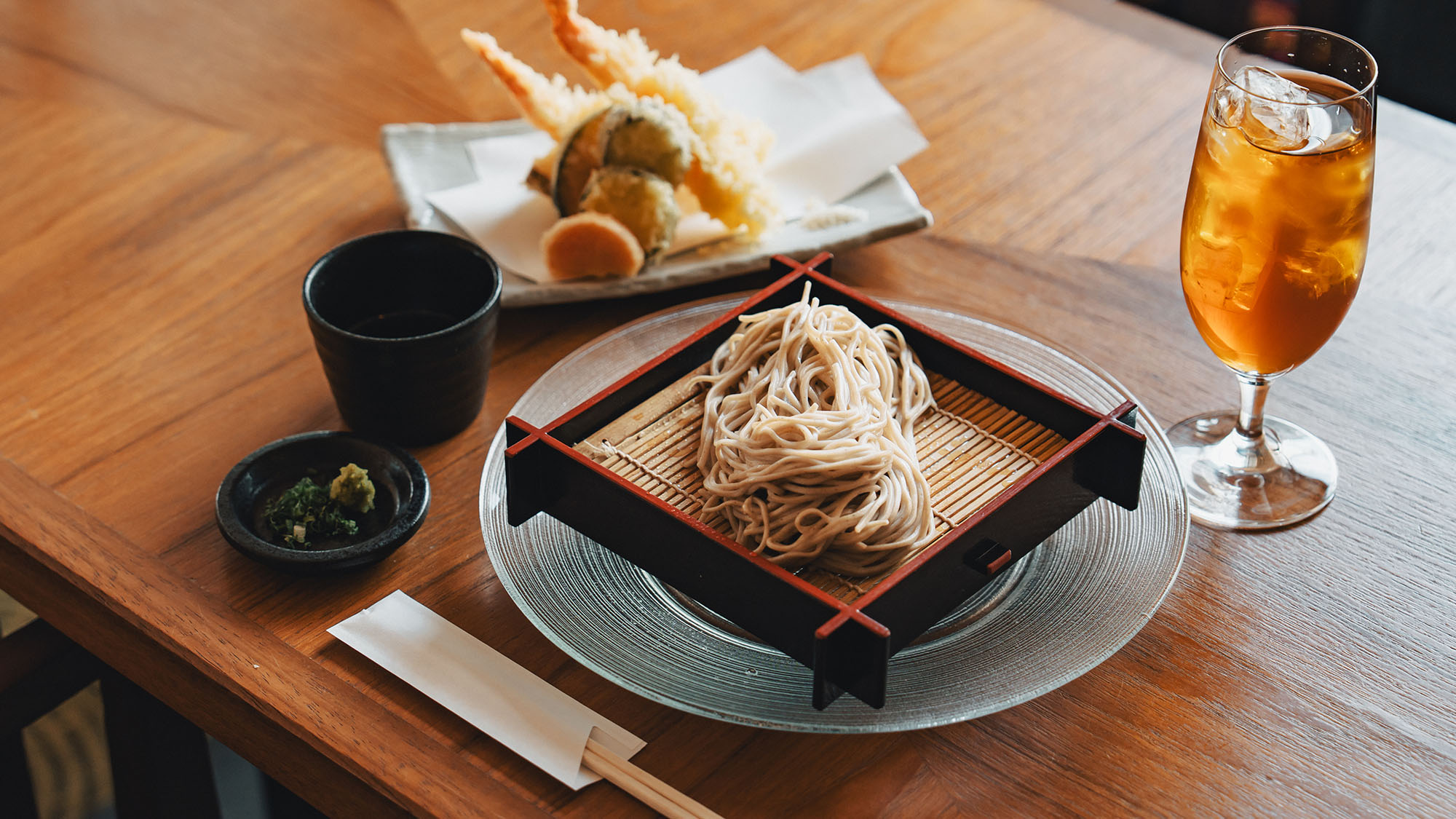 【ランチ】大好評のA5黒毛和牛を使用したメニューや、こだわりのお蕎麦、ボリューム満点の丼ぶりをご用意