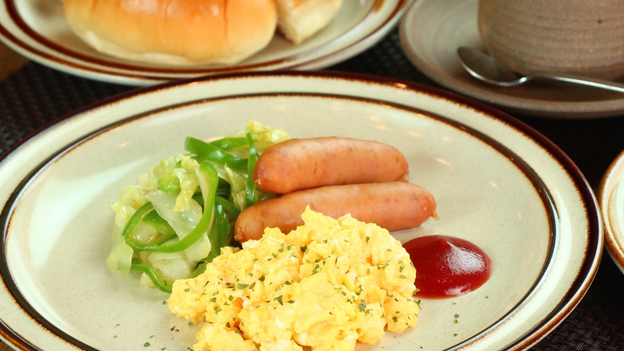 ★朝食一例（コーヒー付き）（基本和食朝食の提供ですが、洋朝食の日もございます）