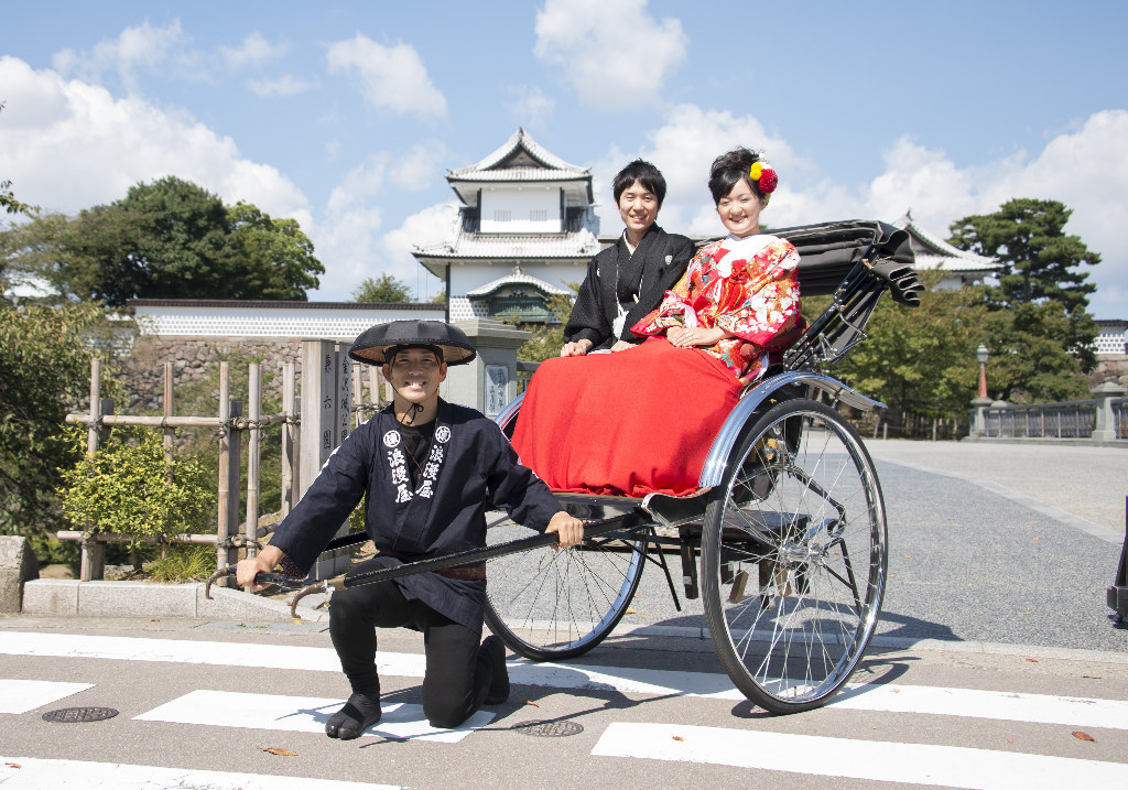 【人力車プラン】金沢の観光名所を人力車で巡る特別プラン！
