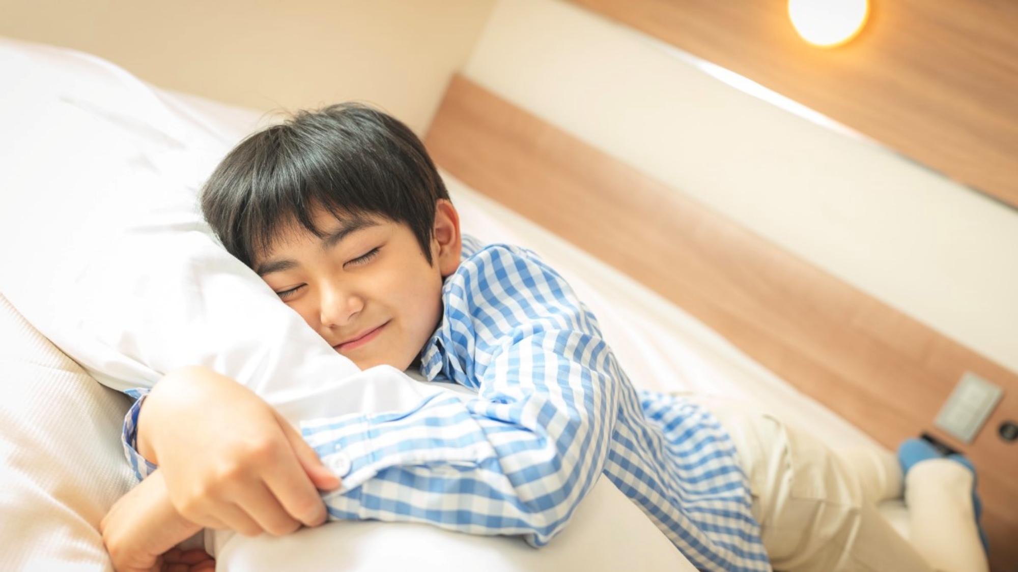 【ホテルでの一日】お子様も大喜びのベッド