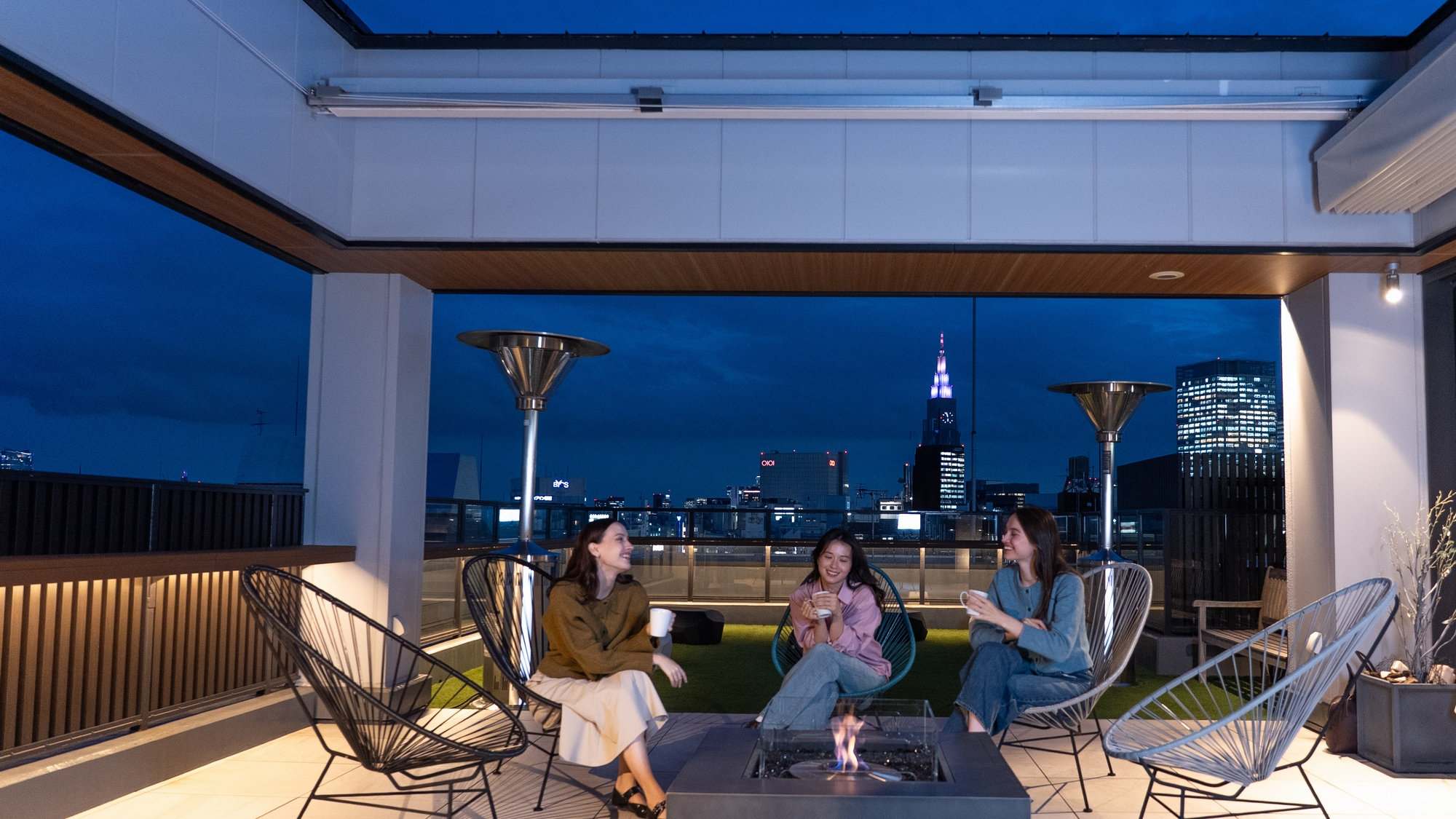 ◆ガーデンスイート 69平米｜暖炉付テラス・パーティールームなど備えた、ワンフロア貸切の特別ルーム