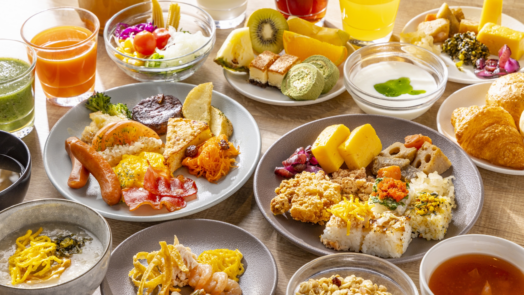 ◆朝食ビュッフェ｜盛り付け一例