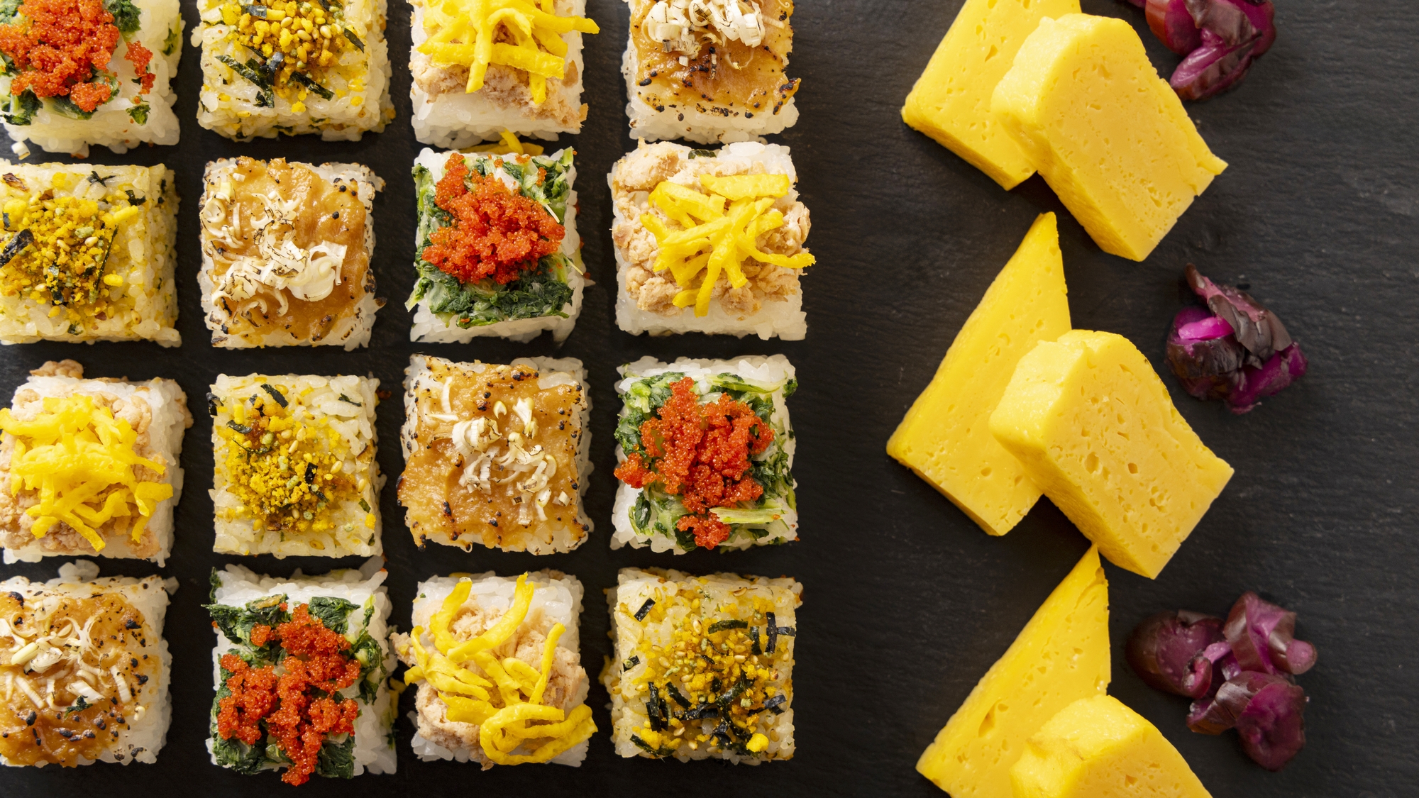 ◆朝食ビュッフェ｜スクエアおにぎり