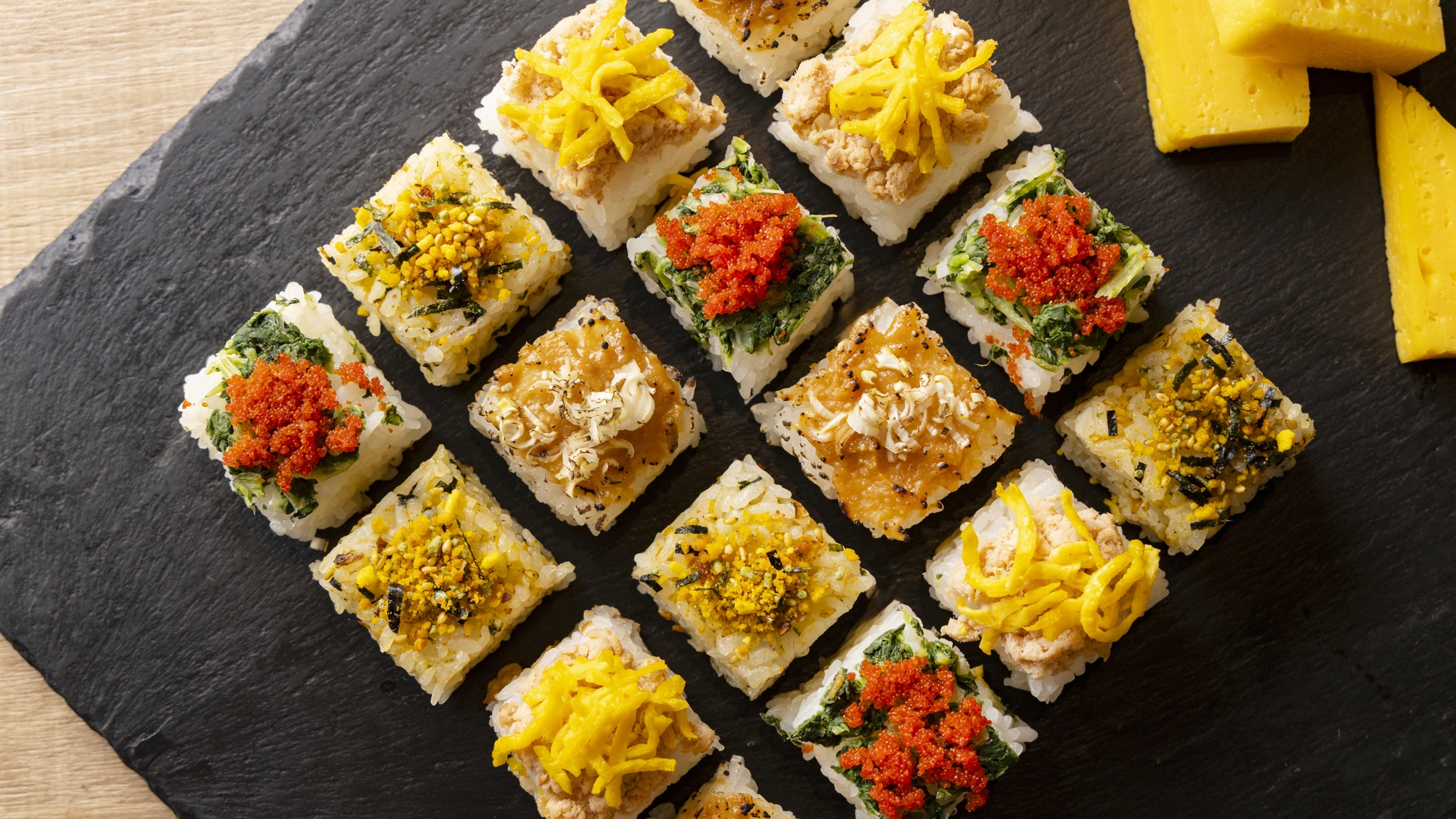 ◆朝食ビュッフェ｜スクエアおにぎり