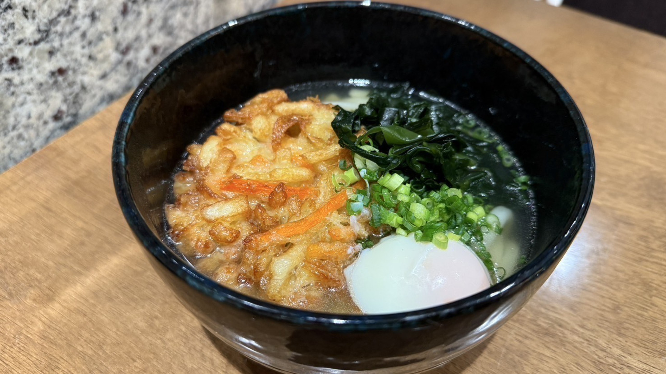 かき揚げうどん（朝食付プラン）